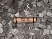 Load image into Gallery viewer, FULL Steel Cent WHEAT PENNY ROLL old unsearched window wrapped us coin cents estate money hoard sale lot vintage pennies rolls cent coins