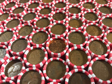 Load image into Gallery viewer, TIGHTLY CRIMPED WHITE BANK WRAPPED ROLLS OF OLD WHEAT PENNIES
