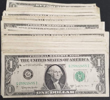 Load image into Gallery viewer, 10 - 1963 1 Dollar Circulated Barr Notes