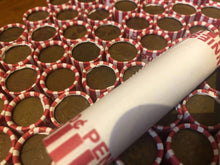 Load image into Gallery viewer, TIGHTLY CRIMPED ORIGINAL BANK WRAPPED ROLLS OF EARLY DATE WHEAT CENTS (1909-1939)