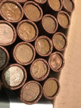 Load image into Gallery viewer, TIGHTLY CRIMPED ROLLS OF OLD WRAPPED WHEAT PENNIES
