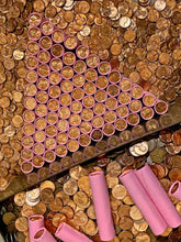 Load image into Gallery viewer, VINTAGE PINK BANK ROLL WITH A BU WHEAT SHOWING