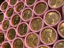 Load image into Gallery viewer, VINTAGE PINK BANK ROLL WITH A BU WHEAT SHOWING