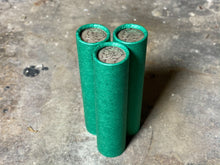 Load image into Gallery viewer, SILVER MERCURY DIME showing on vintage unsearched old green wheat penny roll us coins estate collection cent sale pennies lot hoard
