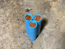 Load image into Gallery viewer, UNSEARCHED WHEAT PENNY roll with bu uncirculated cent showing old us cents coins collection lot estate sale hoard