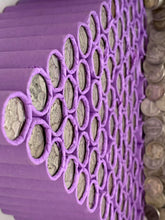 Load image into Gallery viewer, VINTAGE PURPLE BANK ROLL WITH A SILVER DIME SHOWING