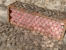 Load image into Gallery viewer, VINTAGE RED & WHITE BANK ROLL WITH A SILVER DIME SHOWING