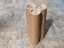 Load image into Gallery viewer, UNCIRCULATED SILVER DIME showing on end of old unsearched wheat penny roll cent lot estate sale hoard coins collection