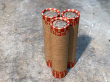 Load image into Gallery viewer, SILVER MERCURY DIME showing on old vintage unsearched old green wheat penny roll us coins estate hoard collection cent sale pennies lot