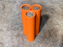 Load image into Gallery viewer, SILVER MERCURY DIME showing on end of orange unsearched old wheat penny roll us coins estate collection cent sale pennies lot hoard