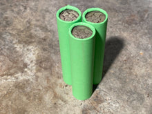 Load image into Gallery viewer, SILVER MERCURY DIME showing on vintage unsearched old light green wheat penny roll us coins estate collection cent sale pennies lot hoard