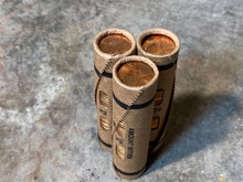 Load image into Gallery viewer, FULL ROLL UNCIRCULATED bu vintage window wrapped wheat cents us wheat penny roll coins estate lot sale vintage hoard collection hoard