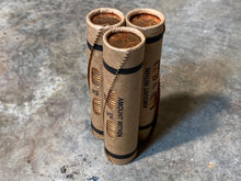 Load image into Gallery viewer, FULL ROLL UNCIRCULATED bu vintage window wrapped wheat cents us wheat penny roll coins estate lot sale vintage hoard collection hoard