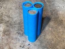 Load image into Gallery viewer, SILVER BARBER DIME showing on end of blue old vintage us wheat cent coin penny roll lot estate money sale cents hoard