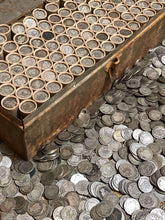 Load image into Gallery viewer, VINTAGE ROLLS OF WHEAT CENTS WITH BARBER DIMES SHOWING