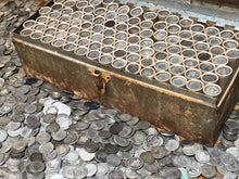 Load image into Gallery viewer, VINTAGE ROLLS OF WHEAT CENTS WITH BARBER DIMES SHOWING
