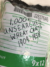 Load image into Gallery viewer, WHEAT PENNY BAG 1000 COUNT OLD US COINS VINTAGE LINCOLN CENT COIN COLLECTION PDS