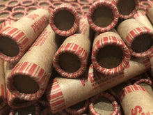 Load image into Gallery viewer, N.F. STRING & SON BANK WRAPPED ROLLS OF OLD WHEAT CENTS