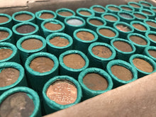 Load image into Gallery viewer, BOX OF 50 WHEAT PENNY ROLLS