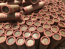 Load image into Gallery viewer, N.F. STRING & SON BANK WRAPPED ROLLS OF OLD WHEAT CENTS