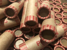 Load image into Gallery viewer, N.F. STRING & SON BANK WRAPPED ROLLS OF OLD WHEAT CENTS