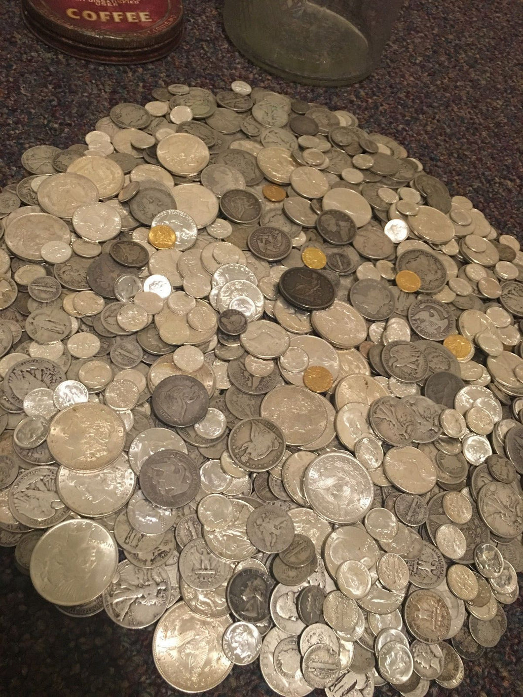 OLD SILVER & GOLD U.S. COIN COLLECTION