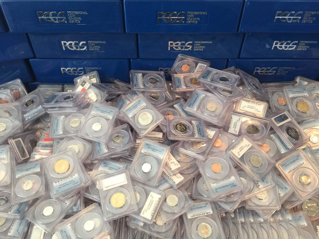 SILVER PCGS GRADED COIN LOT
