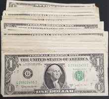 Load image into Gallery viewer, 10 - 1963 1 Dollar Circulated Barr Notes
