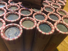 Load image into Gallery viewer, TIGHTLY CRIMPED ROLLS OF OLD UNITED STATES WHEAT &amp; INDIAN HEAD CENTS
