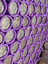 Load image into Gallery viewer, VINTAGE PURPLE BANK ROLL WITH A SILVER DIME SHOWING

