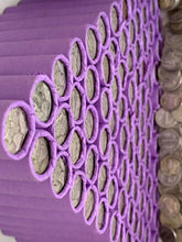 Load image into Gallery viewer, VINTAGE PURPLE BANK ROLL WITH A SILVER DIME SHOWING
