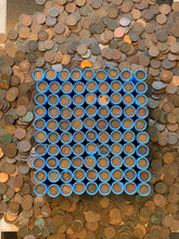 Load image into Gallery viewer, VINTAGE BLUE BANK ROLL WITH INDIAN HEAD CENTS SHOWING
