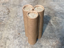 Load image into Gallery viewer, UNCIRCULATED SILVER DIME showing on the end of old unsearched wheat penny roll cent lot estate sale hoard us coins collection money
