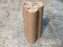 Load image into Gallery viewer, UNCIRCULATED SILVER DIME showing on the end of old unsearched wheat penny roll cent lot estate sale hoard us coins collection money
