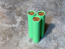 Load image into Gallery viewer, UNSEARCHED WHEAT PENNY roll with bu uncirculated cent showing on one end old us cents coins collection lot estate sale hoard
