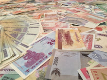 Load image into Gallery viewer, FOREIGN PAPER MONEY LOT UNCIRCULATED CURRENCY COLLECTION BANKNOTES BILLS SET
